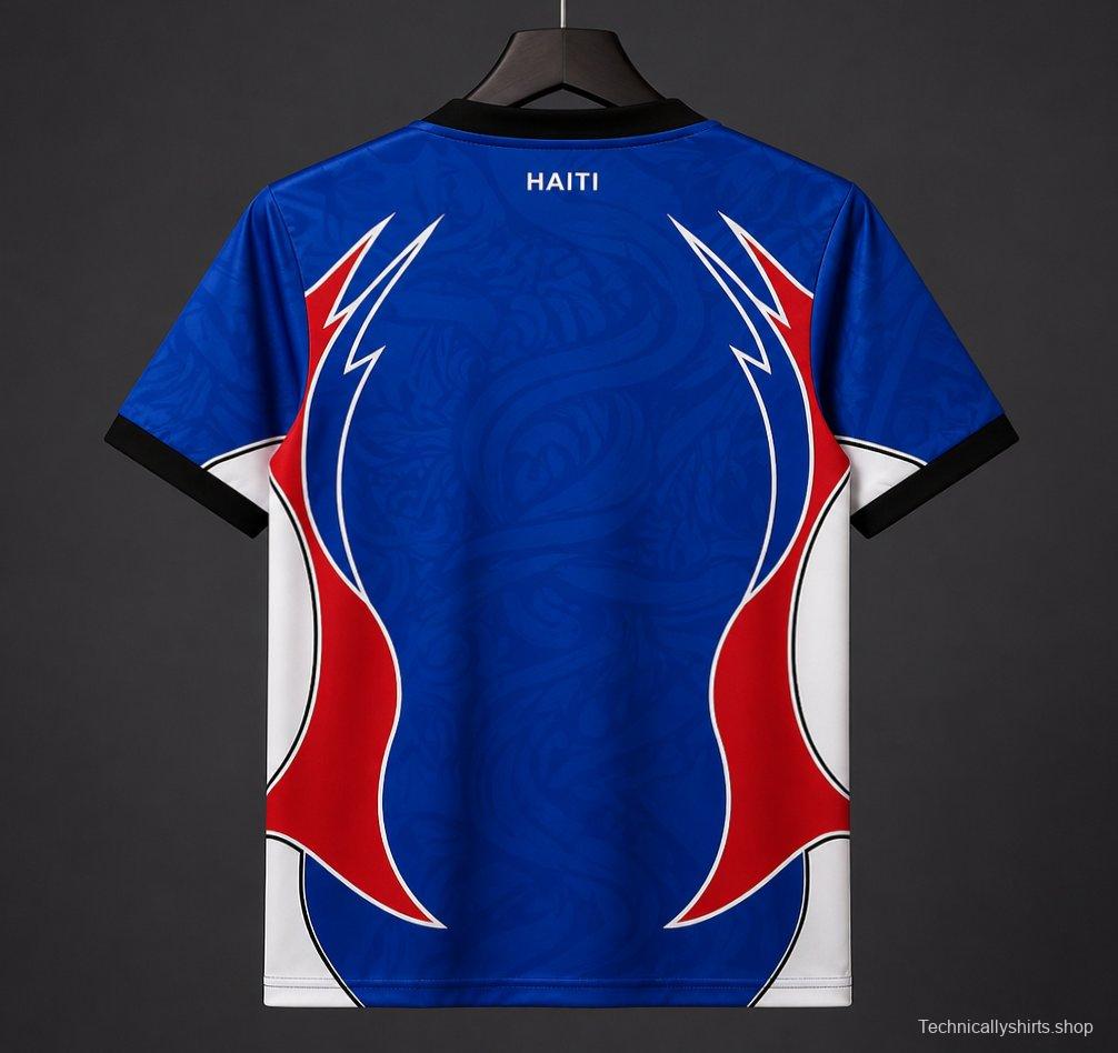 2026 Saeta Haiti Red Blue Special Jersey
