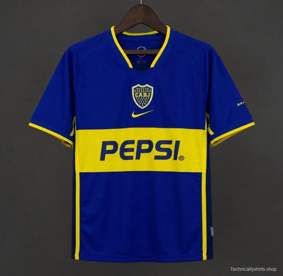 02/03 Retro Boca Juniors Home Jersey