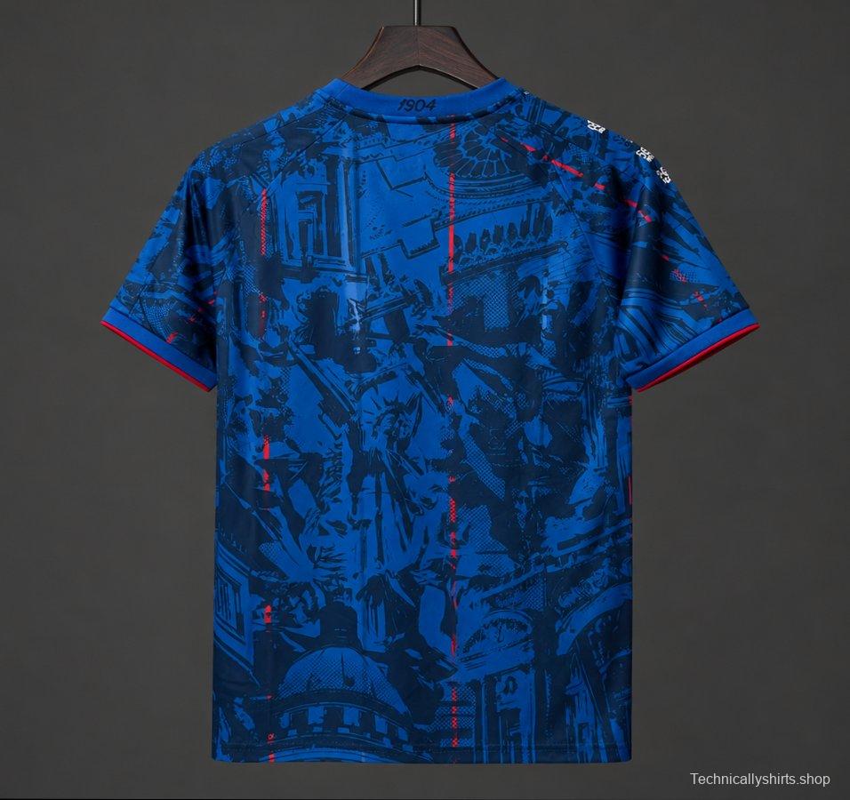 2026 France 'Les Bleus' Heritage Football Blue Jersey