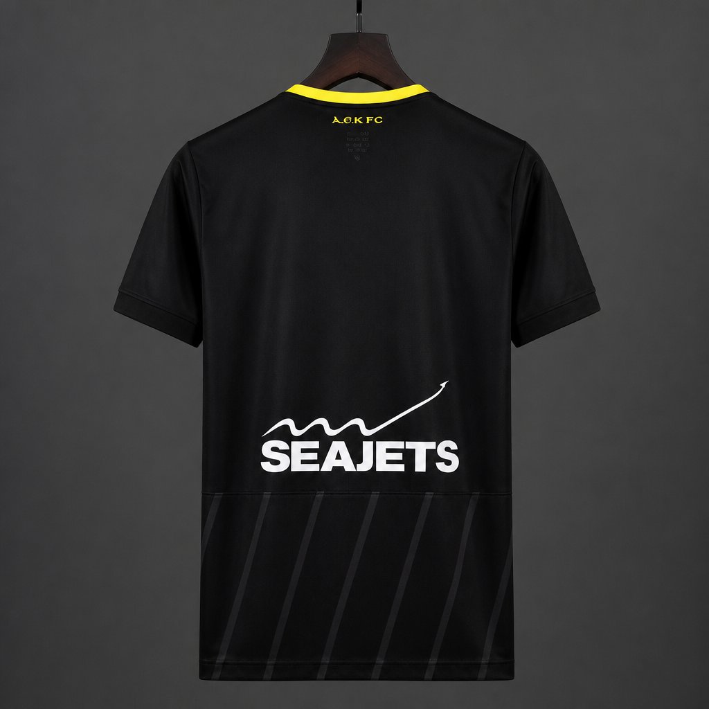 26/27 AEK Athens Away Black Jesrey