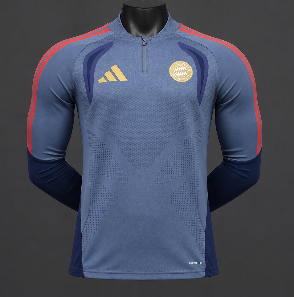 Player Version 26/27 FC Bayern München Long Sleeve Home Navy Jersey