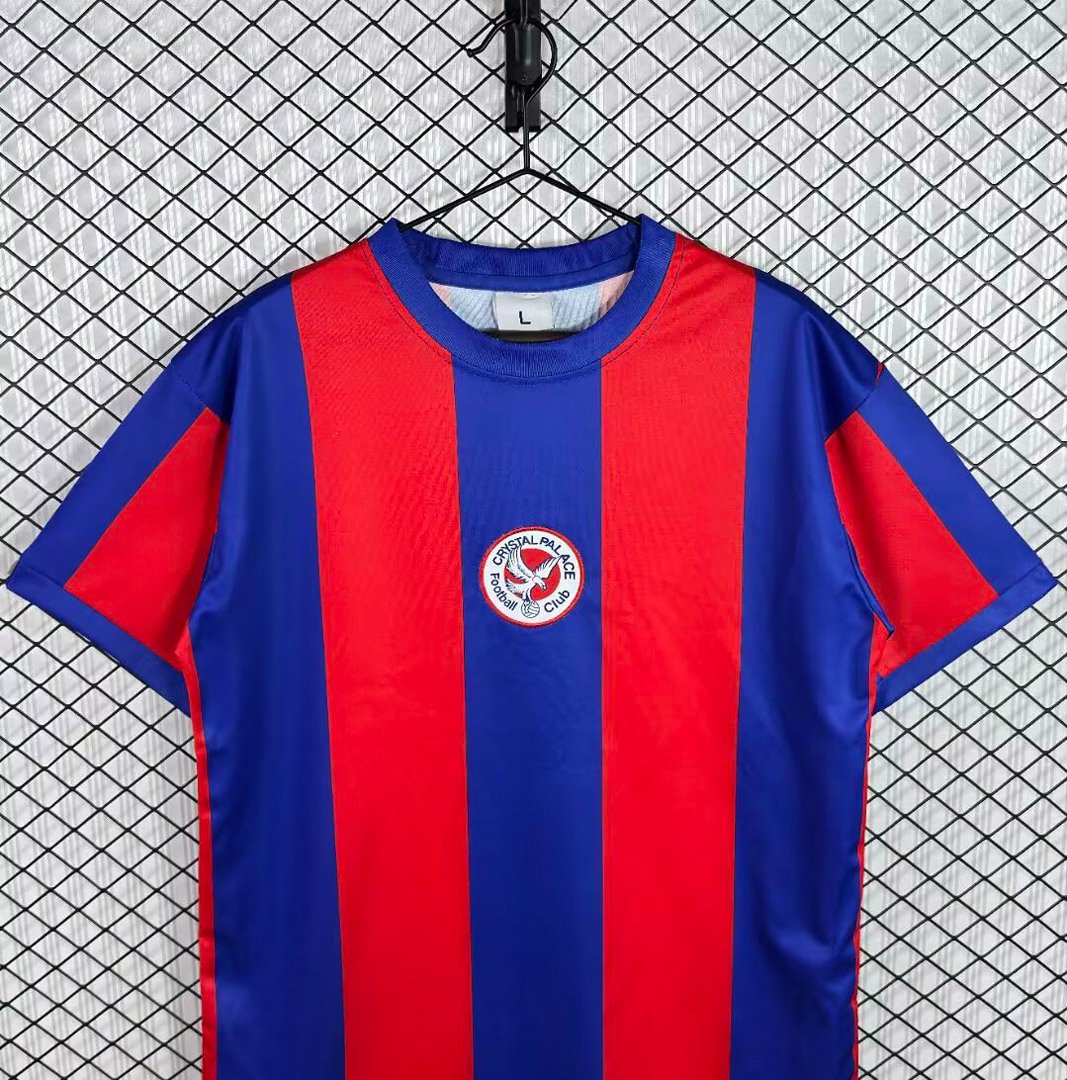 Retro 73/75 Crystal Palace Home Red/Blue Jersey