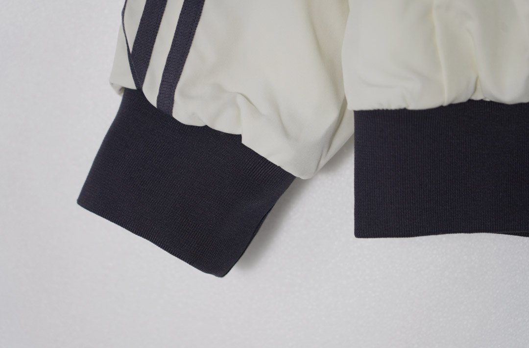26/27 Juventus EQT Black White Full Zipper Windbreaker