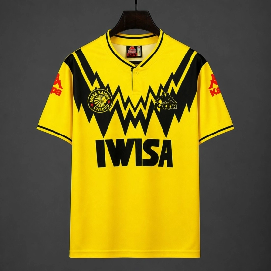 Retro 92/93 Kaizer Chiefs Home Yellow Jersey
