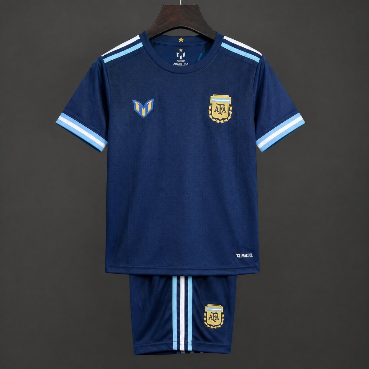 2026 Kids Argentina MESSI Navy Blue Jersey Kit