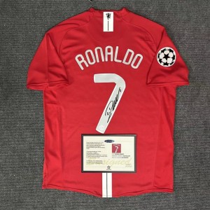 Ronaldo 2008 Signed Shirt