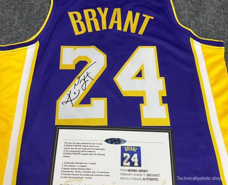 Kobe Bryant Signature Jersey